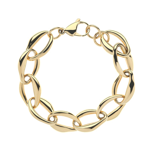 Gold Statement Chain Bracelet