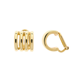 Gold Ear Cuff Clip Earrings
