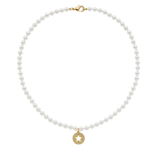 Pearl Charm Necklace