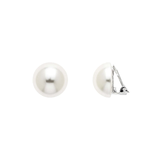 Pearl Clip on Earrings