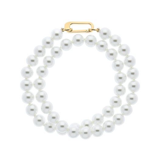 Double Wrap Pearl Bracelet