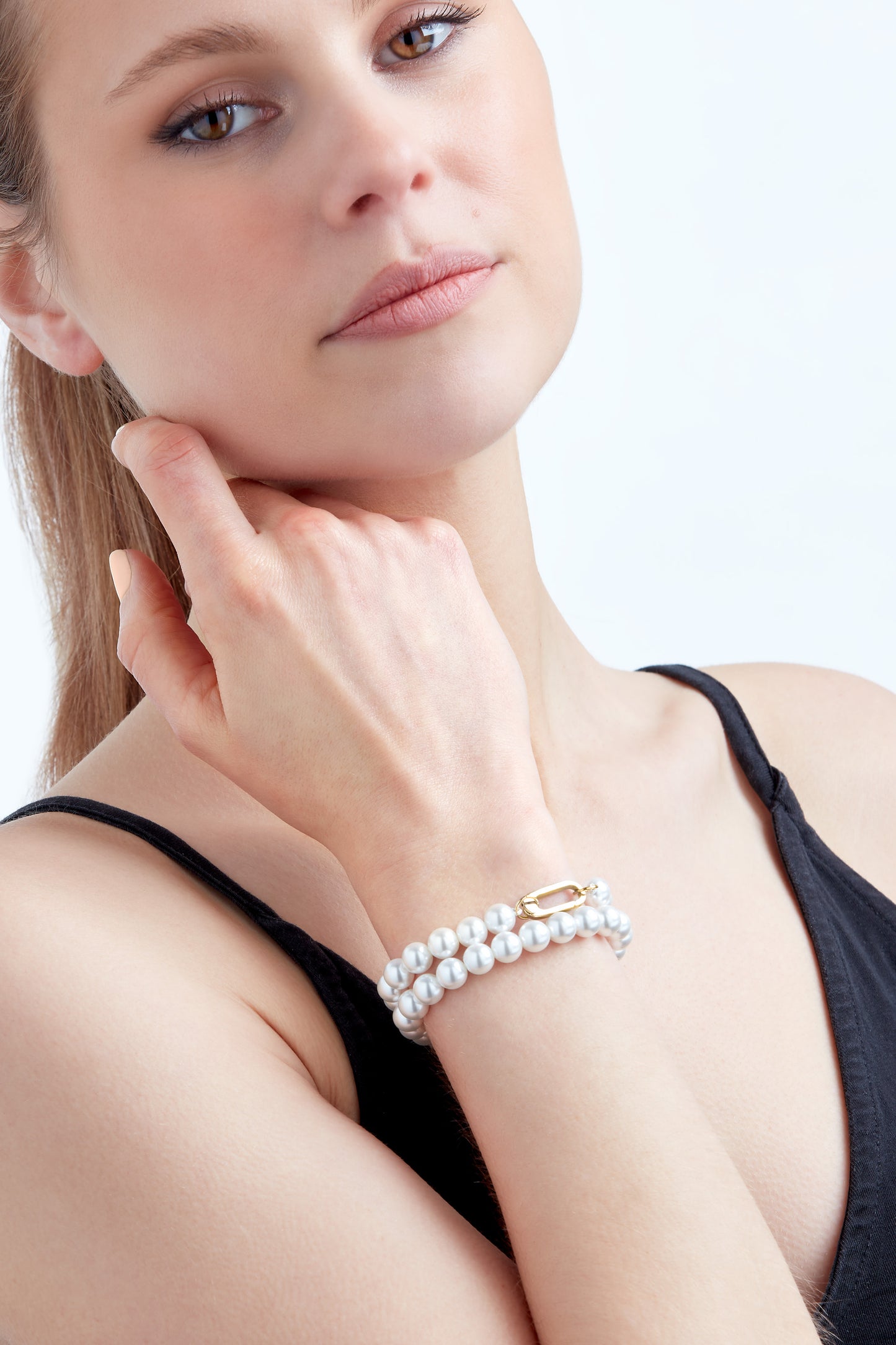 Double Wrap Pearl Bracelet