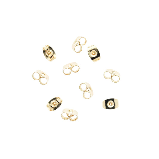 Gold Butterfly Earring Backs