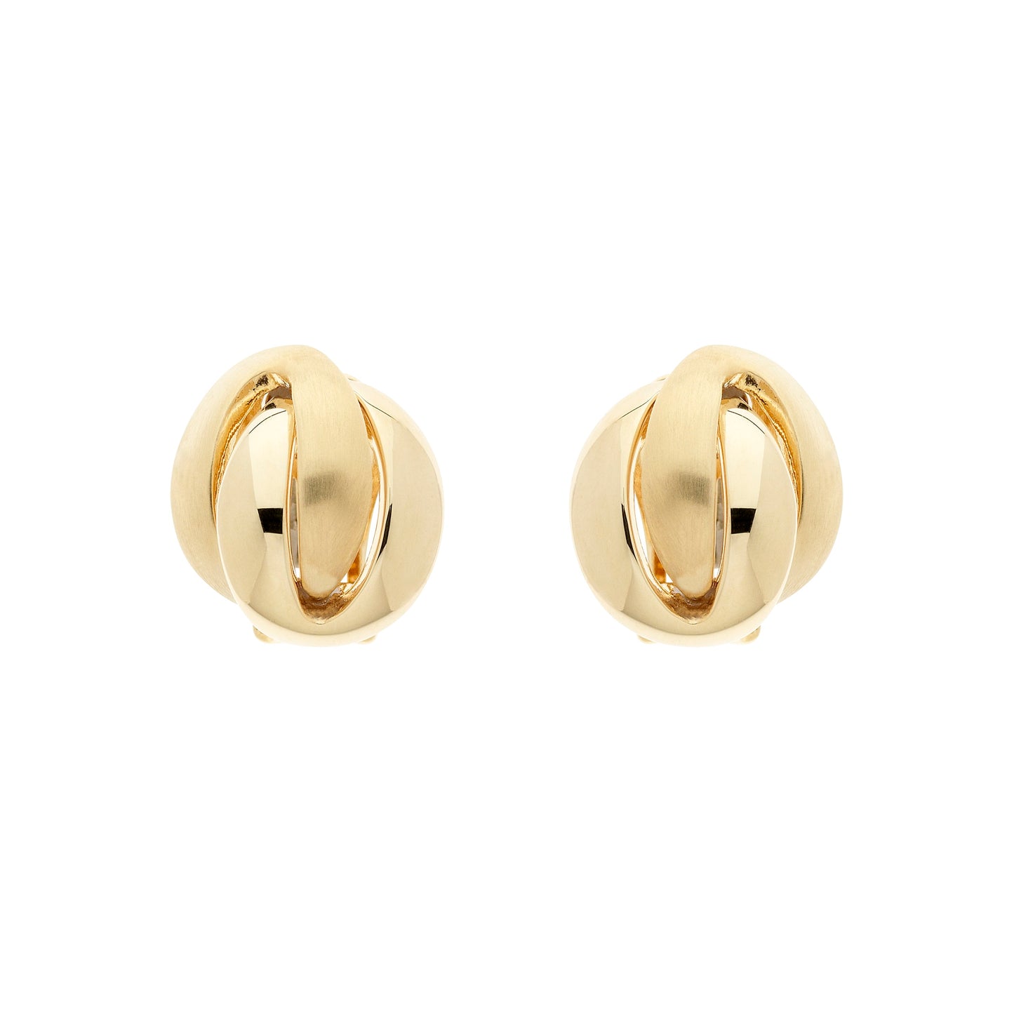 Gold Knot Clip Earrings – Emma Holland Jewellery