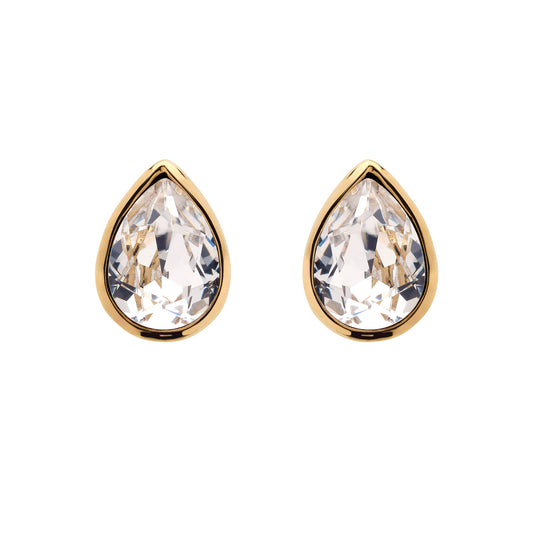 Pear Crystal Stud Earrings