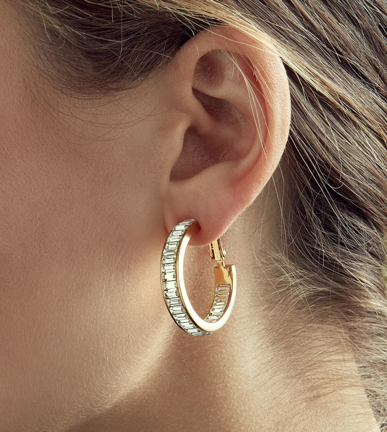 Crystal Clip on Earrings