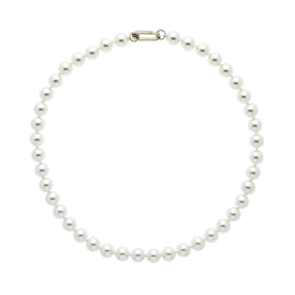 Pearl Necklace with Platinum clasp