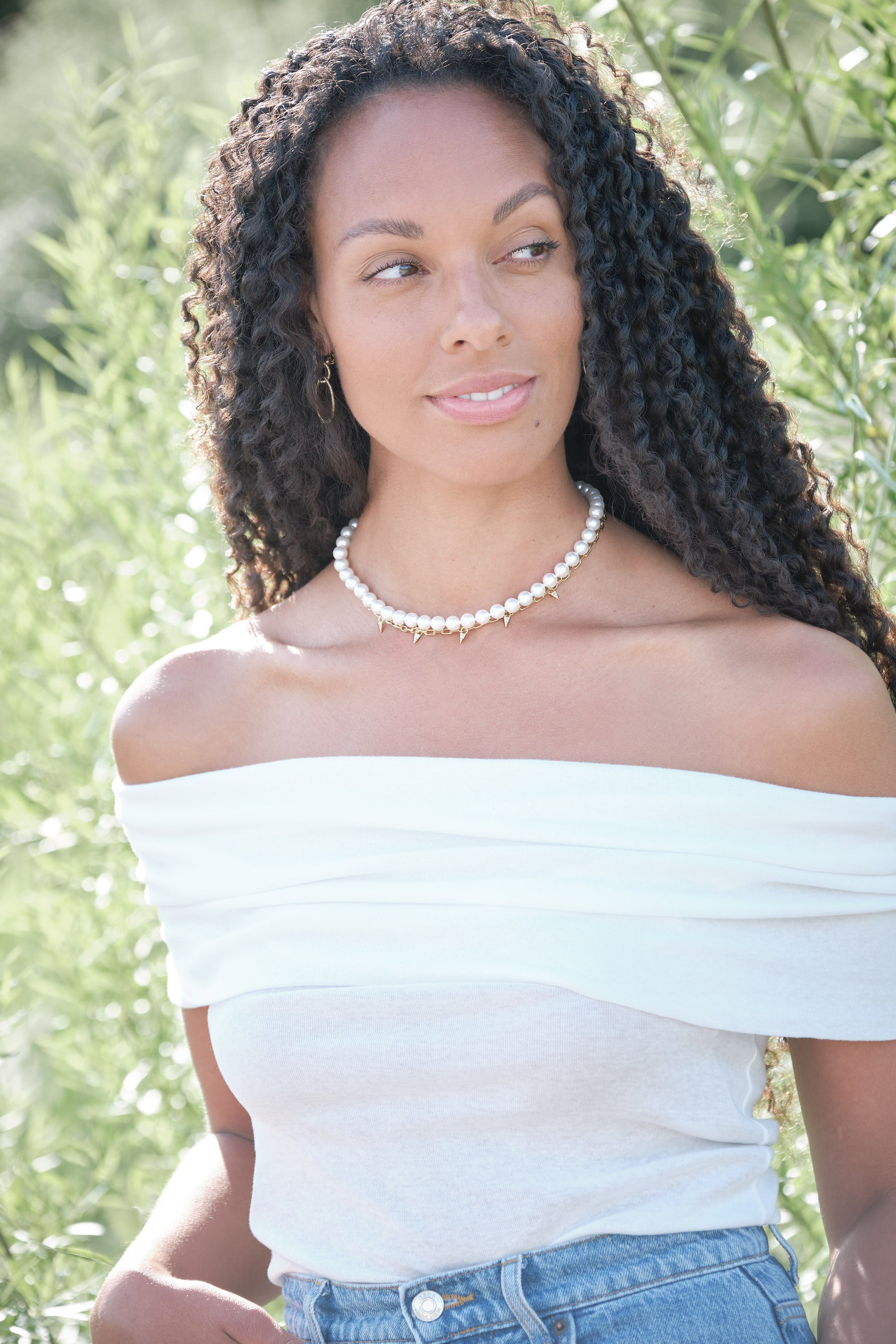 summer pearl necklace