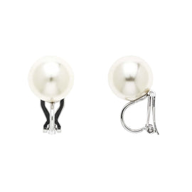 Pearl Clip on Stud Earrings
